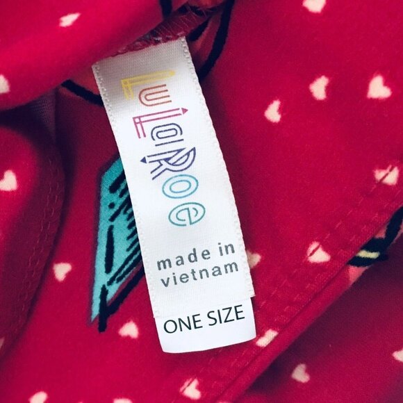 NWT LulaRoe OS Leggings Hearts Arrow Valentine Day Love Wedding Women One Size - Picture 3 of 3